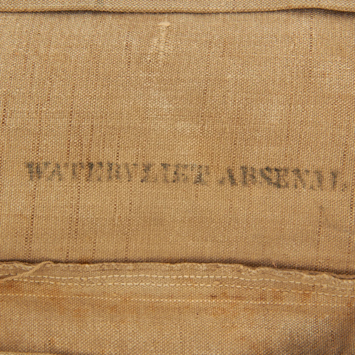 Original U.S. Indian Wars First Issue M1872 Infantry Haversack - US Stamped