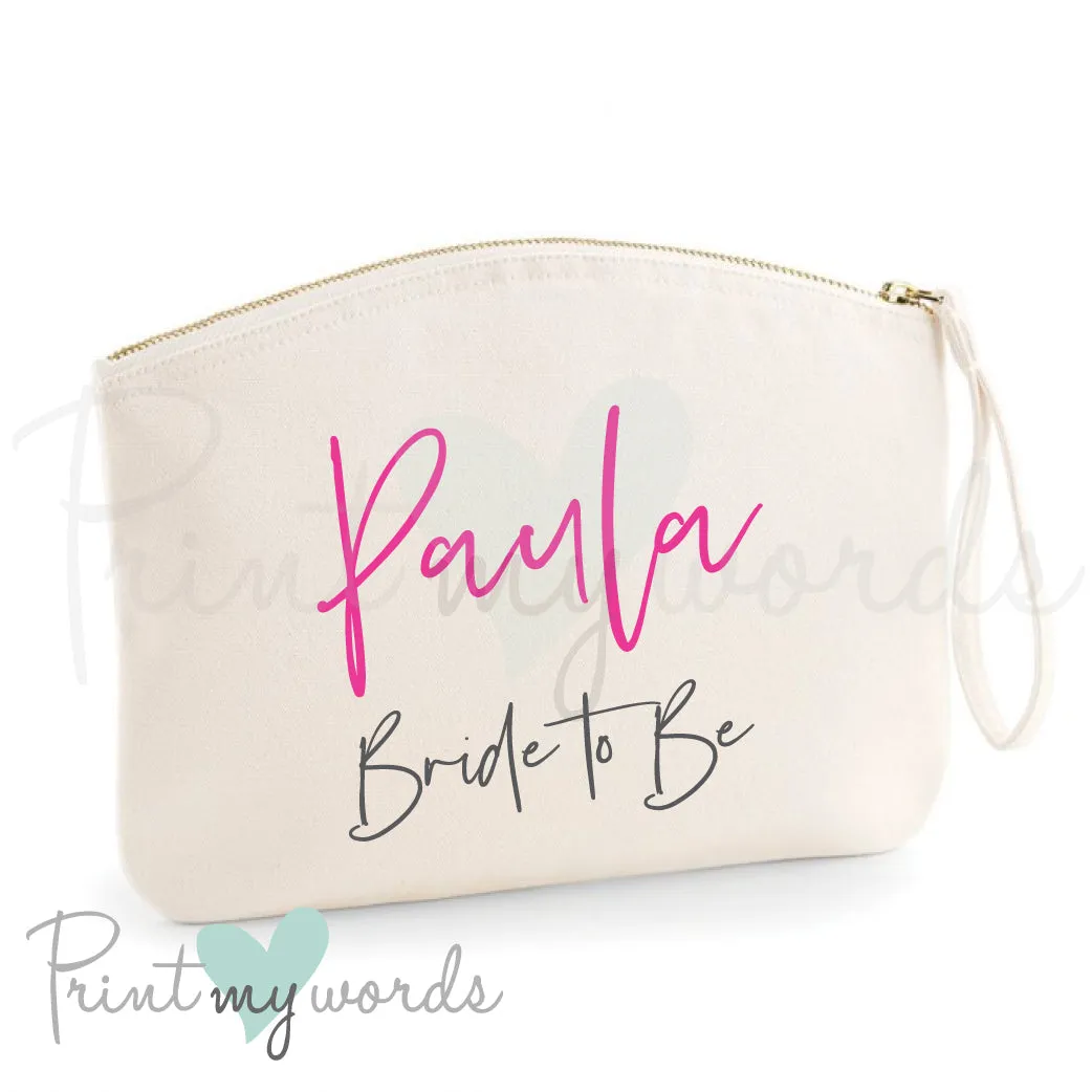 Personalised Hen Party Make Up Bag