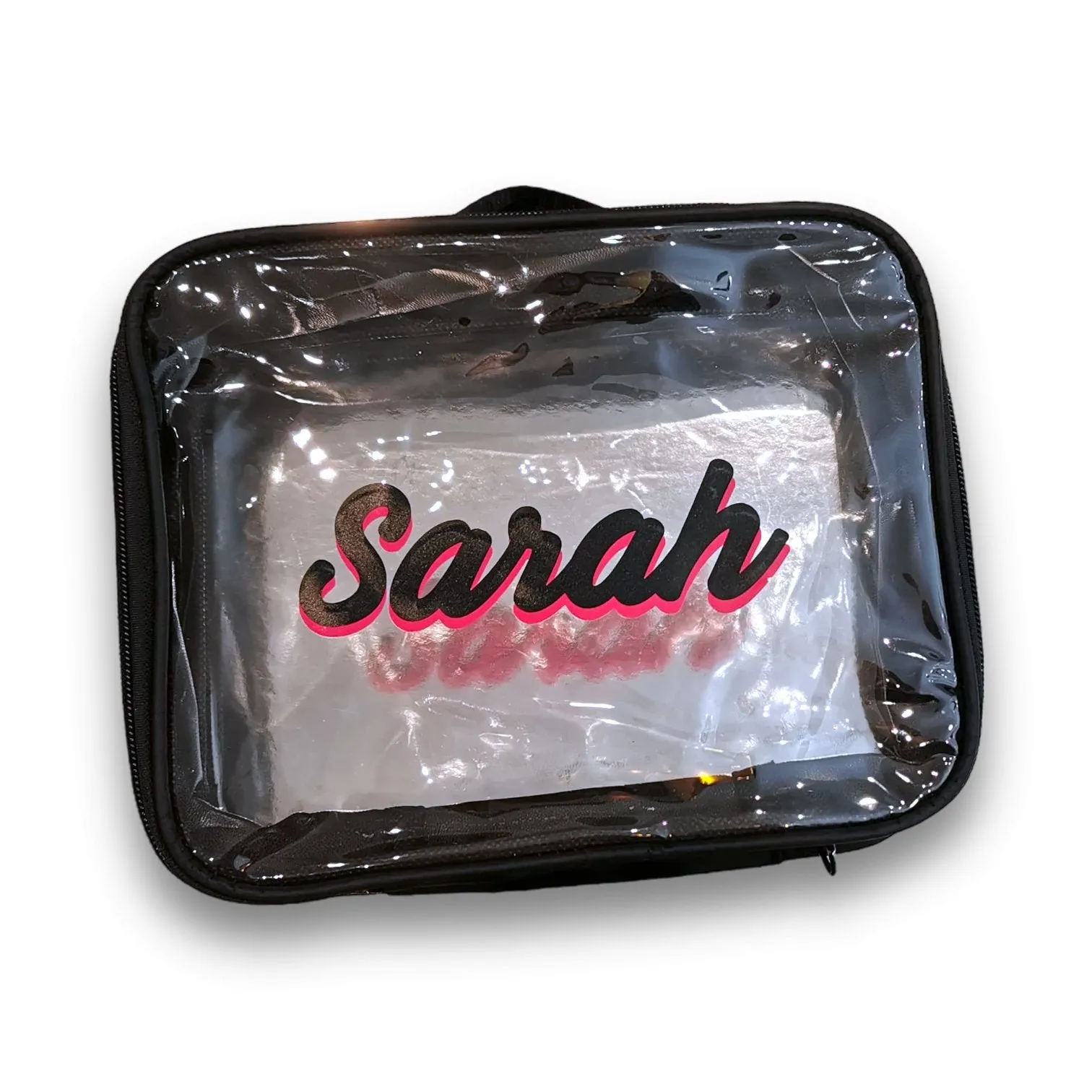 Personalised Transparent Makeup Bag