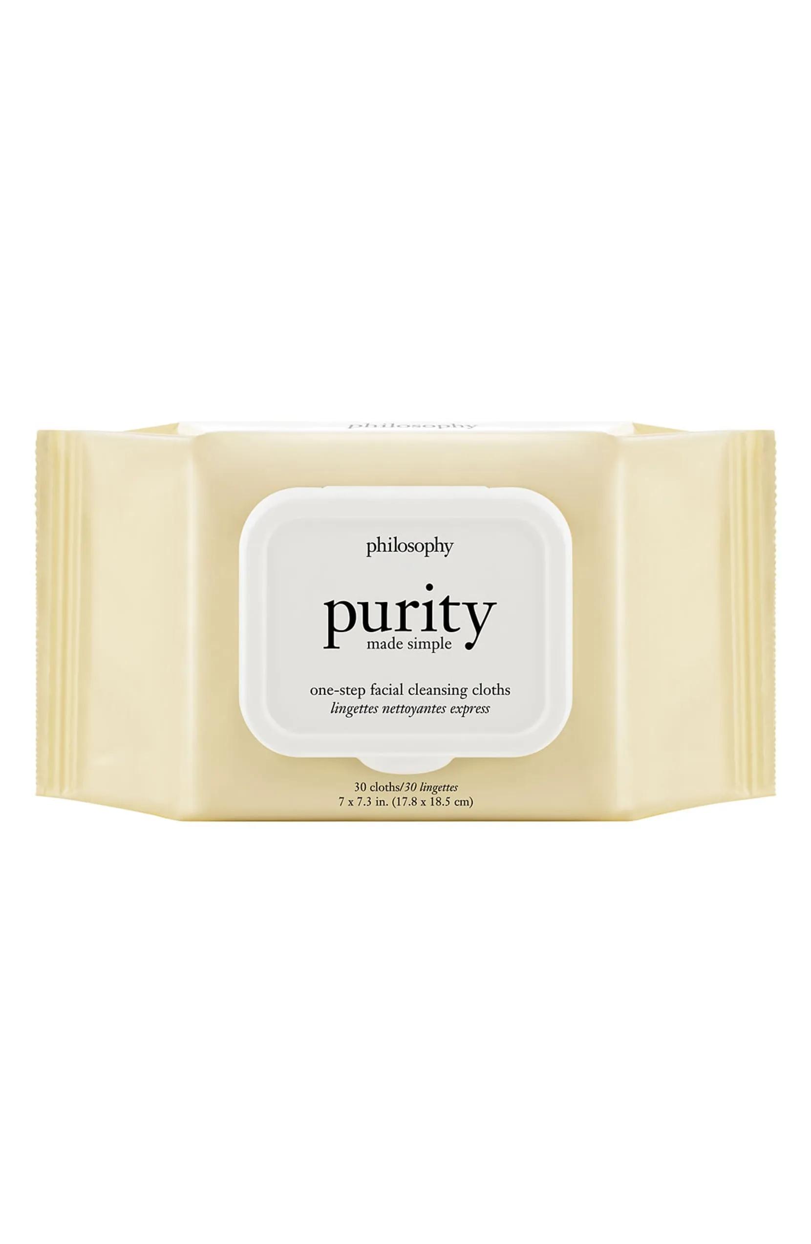 philosophy purity made simple one-step facial cleansing cloths