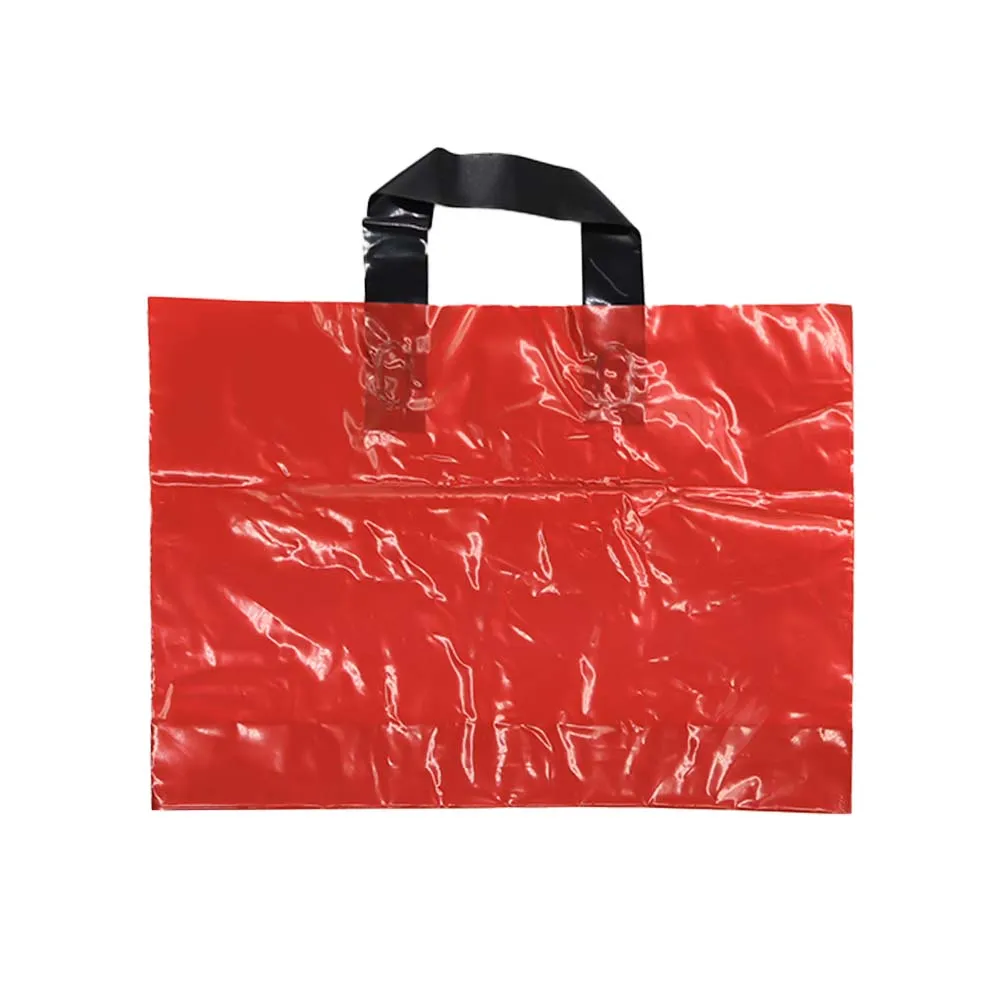 Plastic Boutique Shopping Bags 35x25cm 120mic