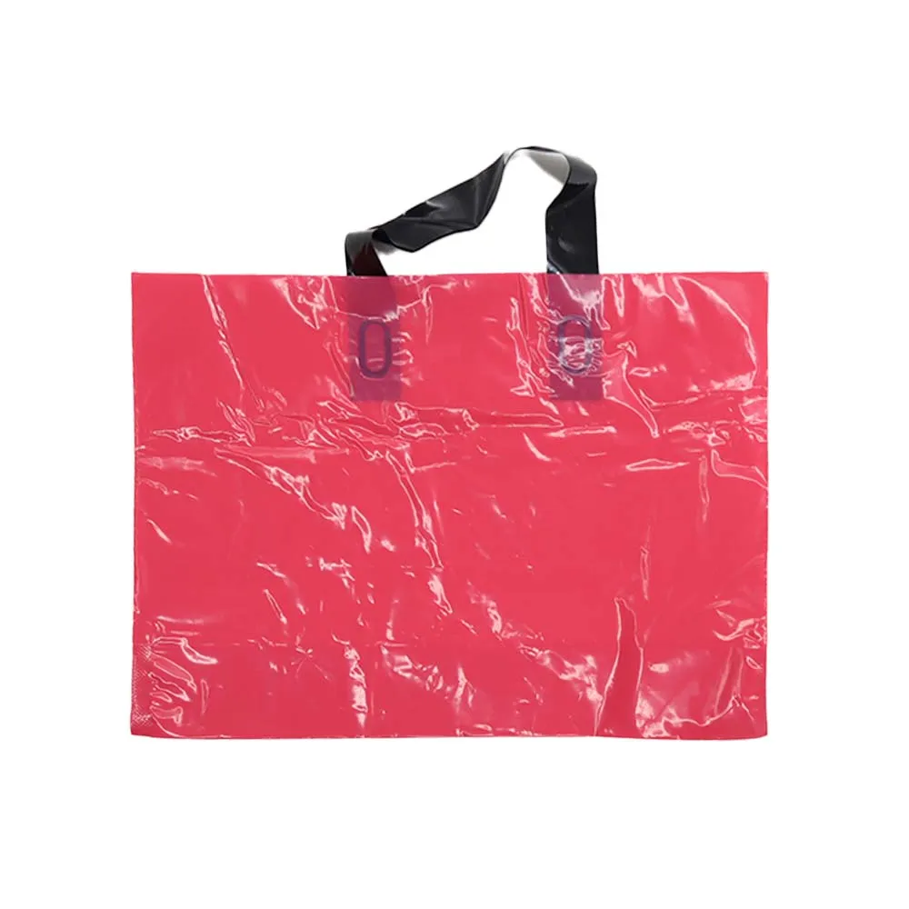 Plastic Boutique Shopping Bags 35x25cm 120mic