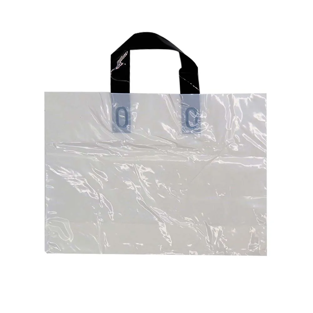 Plastic Boutique Shopping Bags 35x25cm 120mic