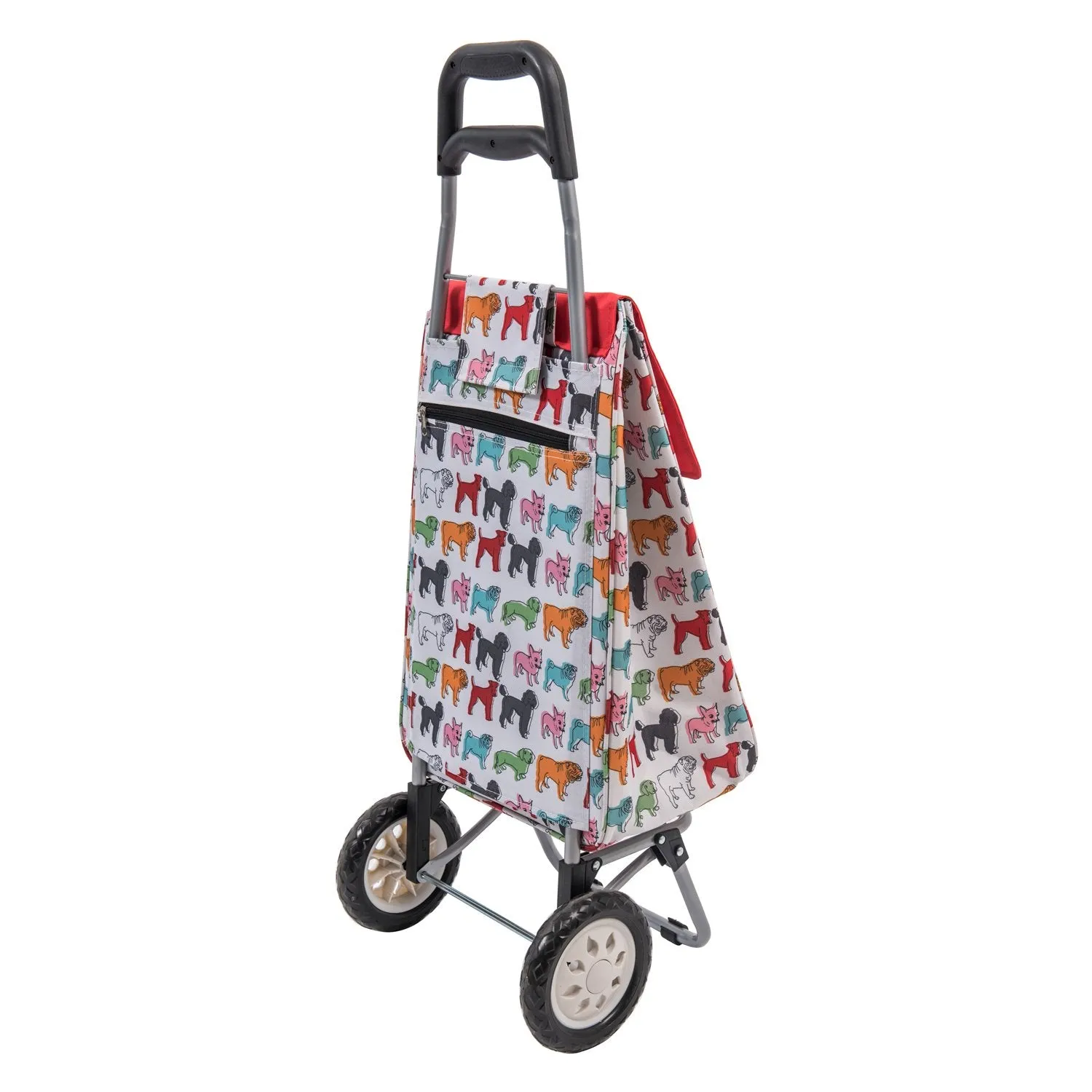 Pug Shopping Trolley