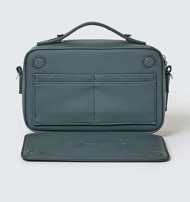 Recycled Vegan Handbag - City case teal