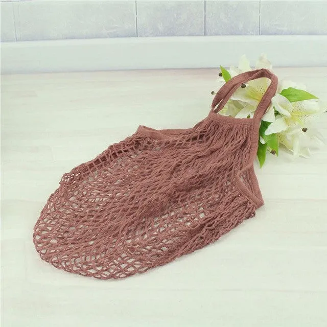 Reusable Grocery Beach Bags Shopping Bag Women Designer Handbag Tote Foldable Shopping Mesh Bag