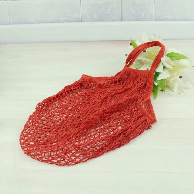 Reusable Grocery Beach Bags Shopping Bag Women Designer Handbag Tote Foldable Shopping Mesh Bag