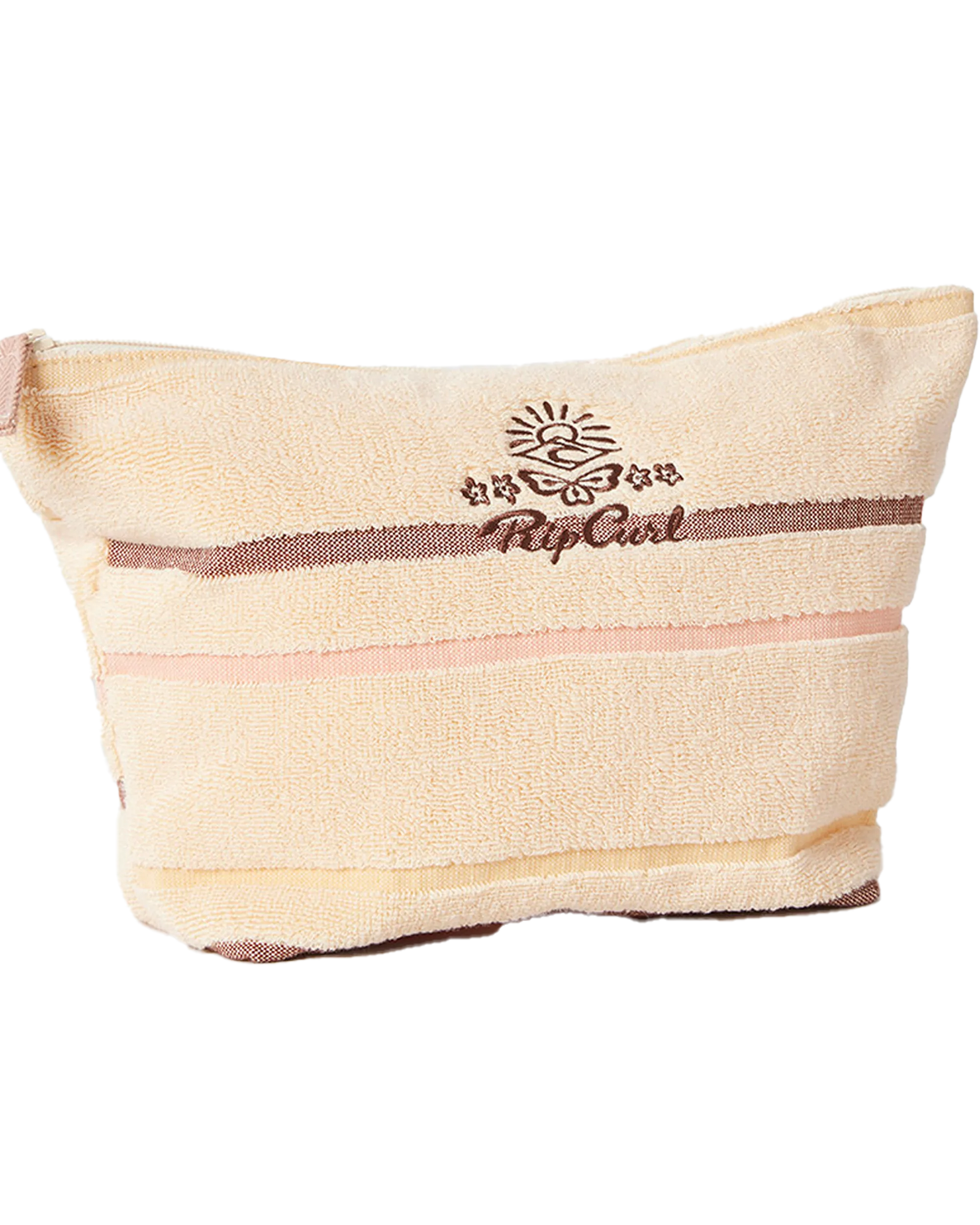 Revival Terry Make Up Bag in Peach