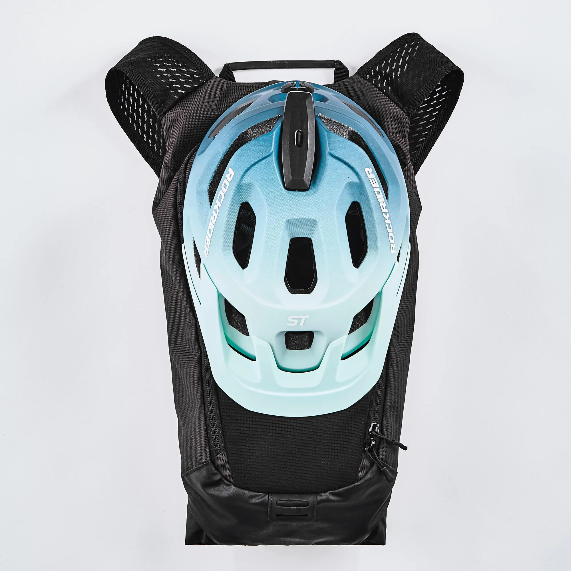 Rockrider Mountain Bike Hydration Backpack Explore 7L 2L Water - Black