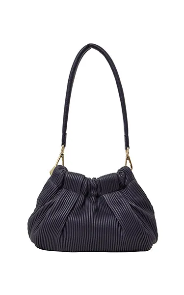 Saben Alexis Shoulder Bag Amethyst Pleat