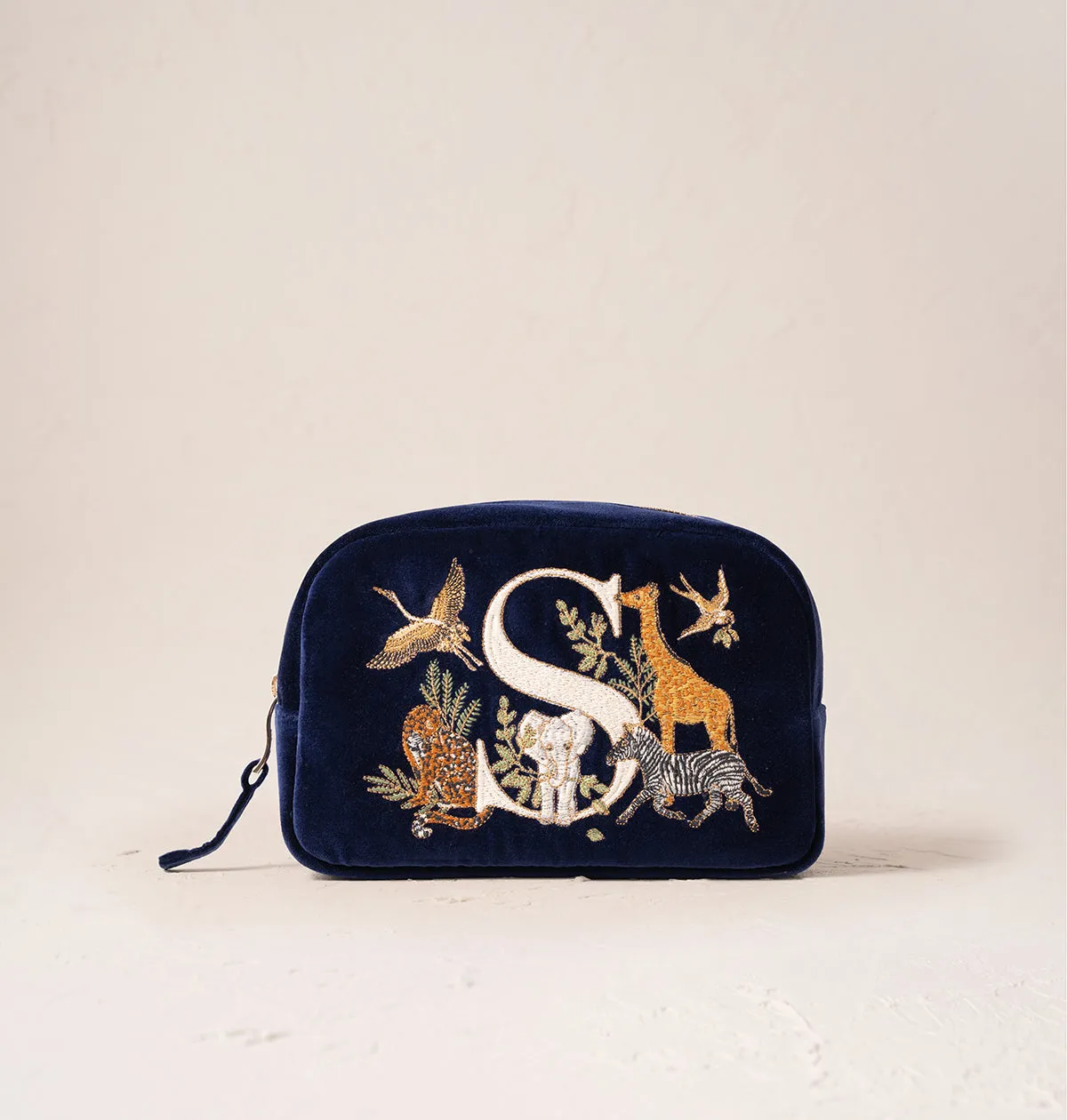 Safari Alphabet Makeup Bag