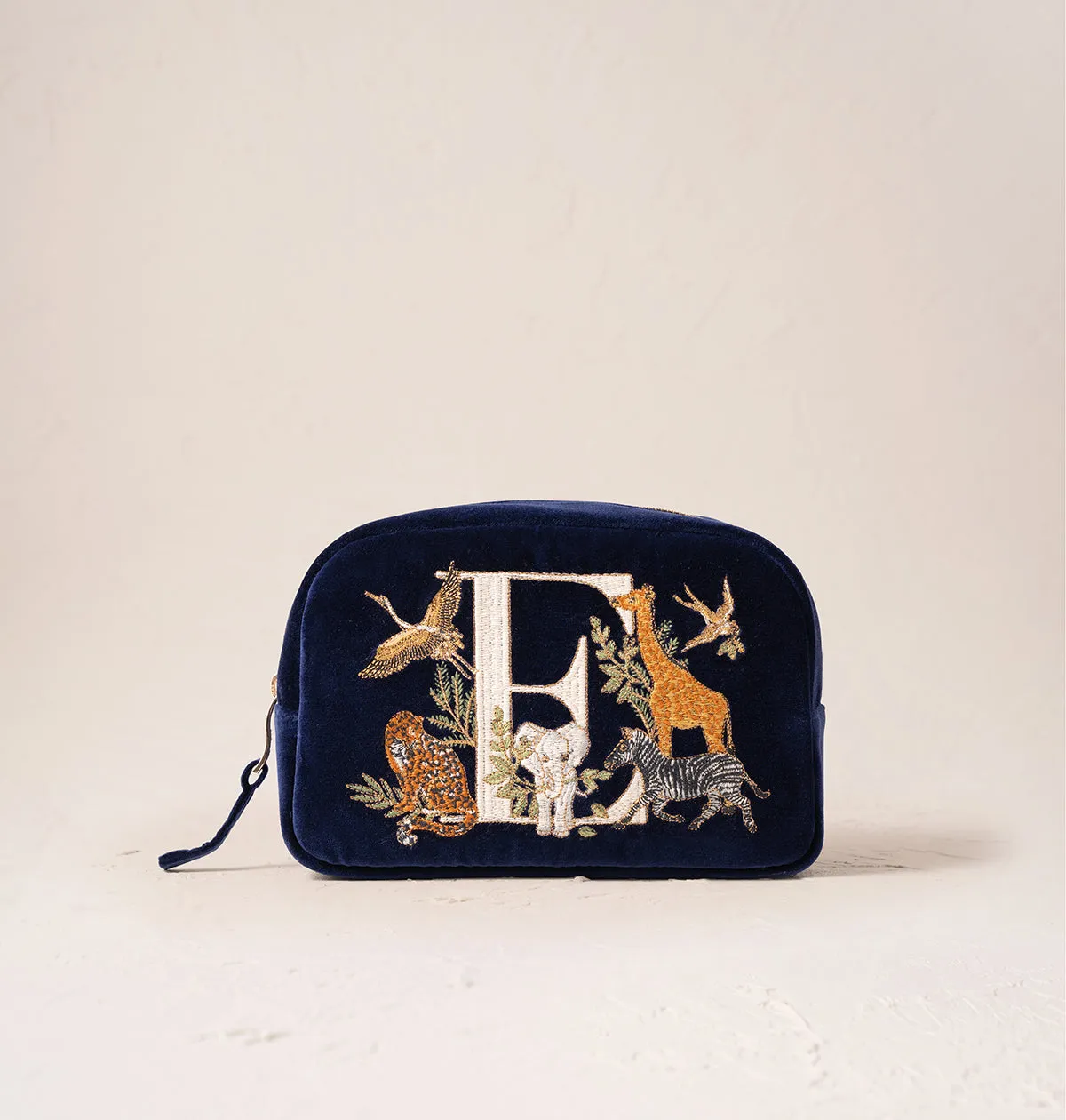 Safari Alphabet Makeup Bag