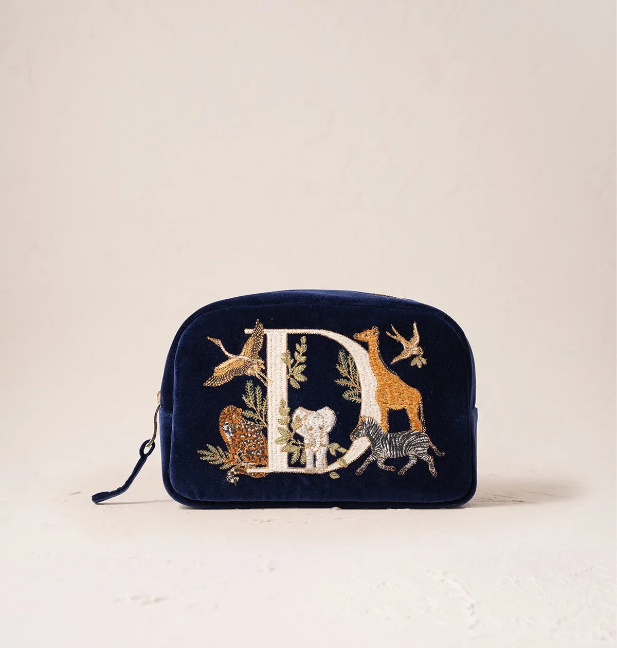 Safari Alphabet Makeup Bag