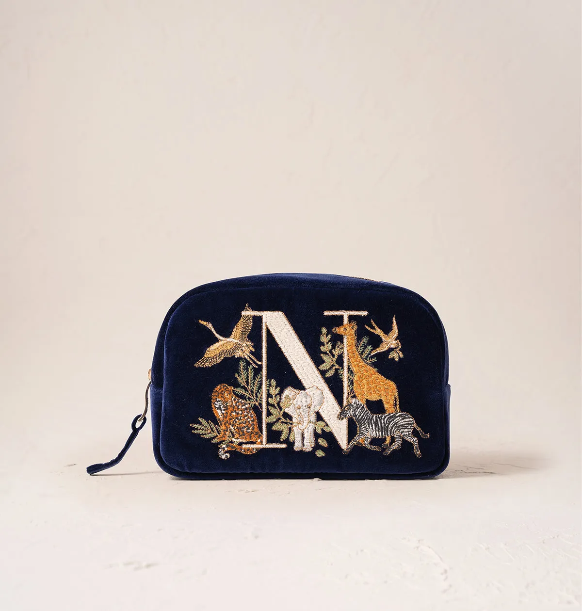 Safari Alphabet Makeup Bag