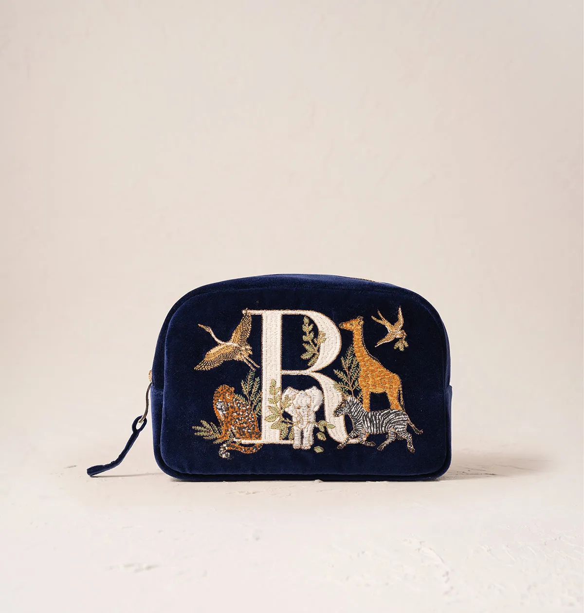 Safari Alphabet Makeup Bag