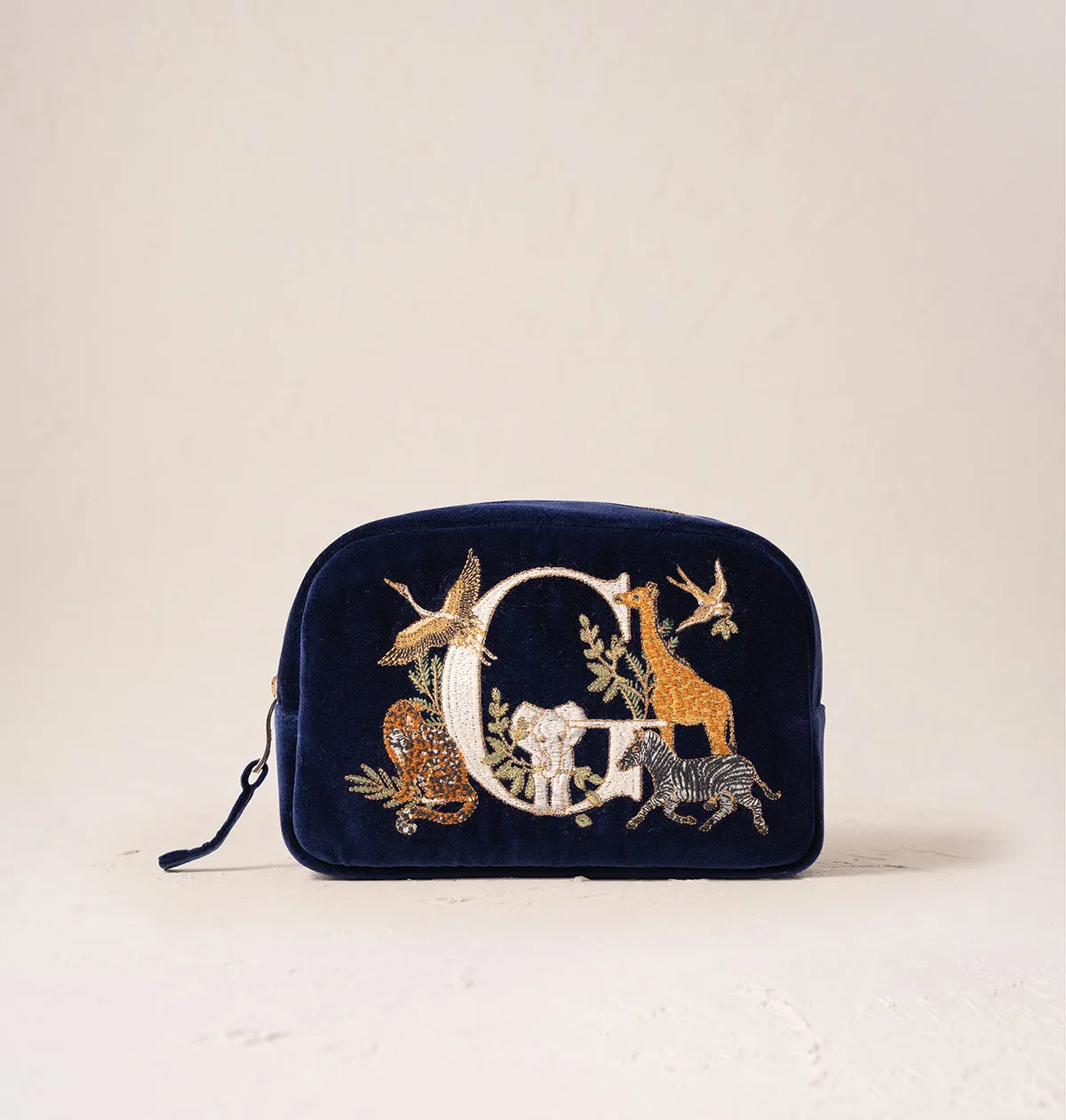 Safari Alphabet Makeup Bag