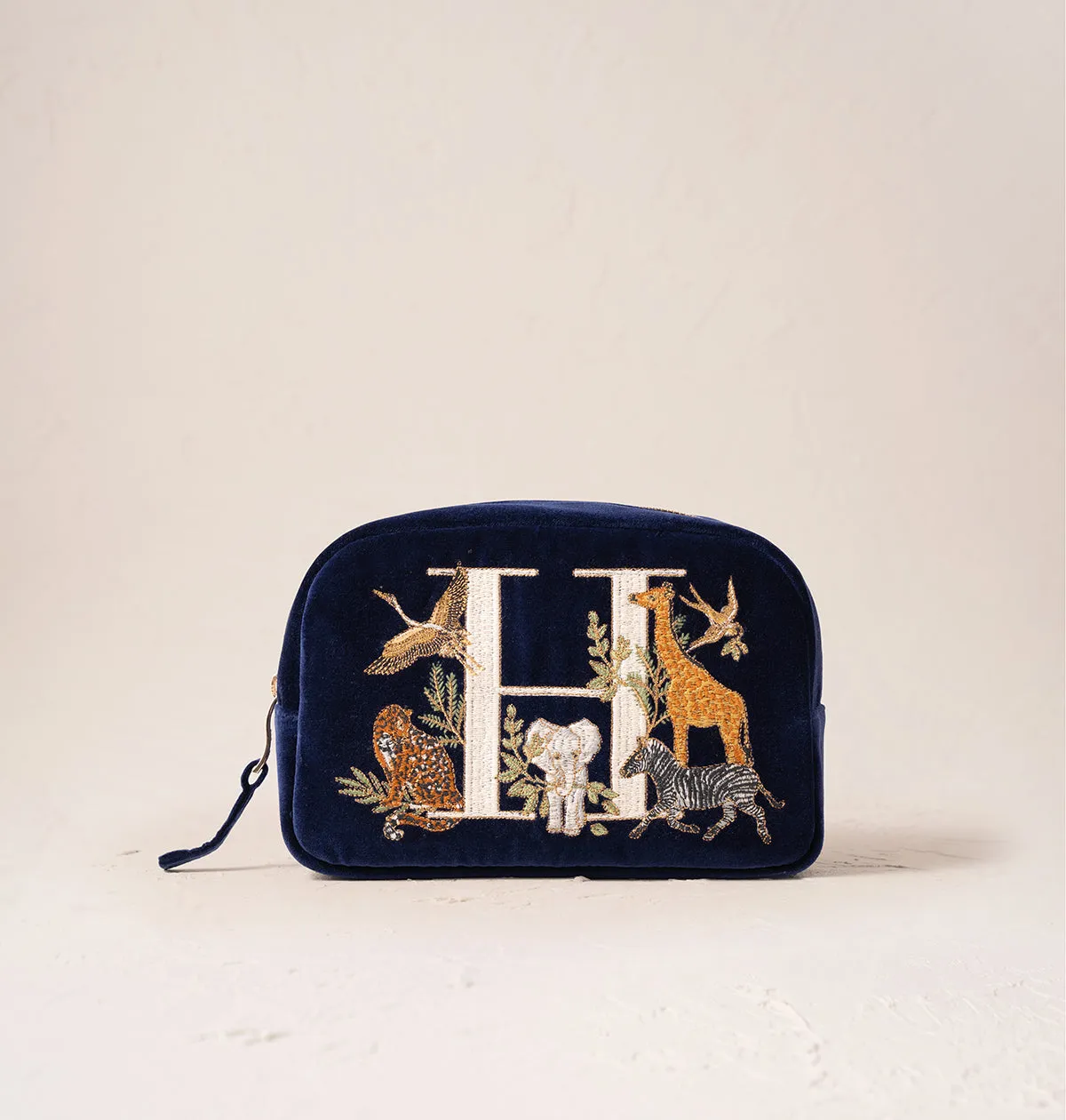 Safari Alphabet Makeup Bag