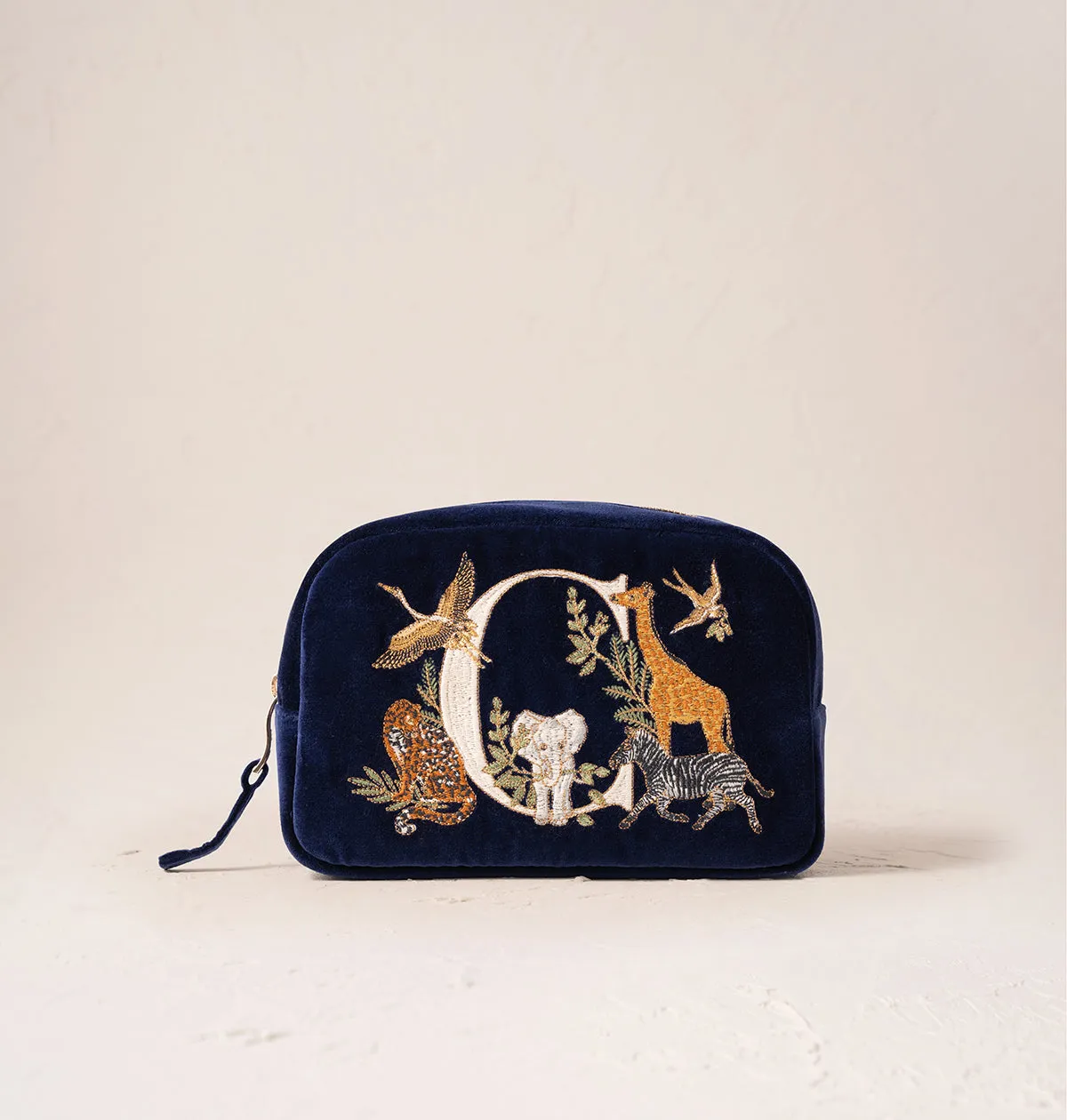 Safari Alphabet Makeup Bag