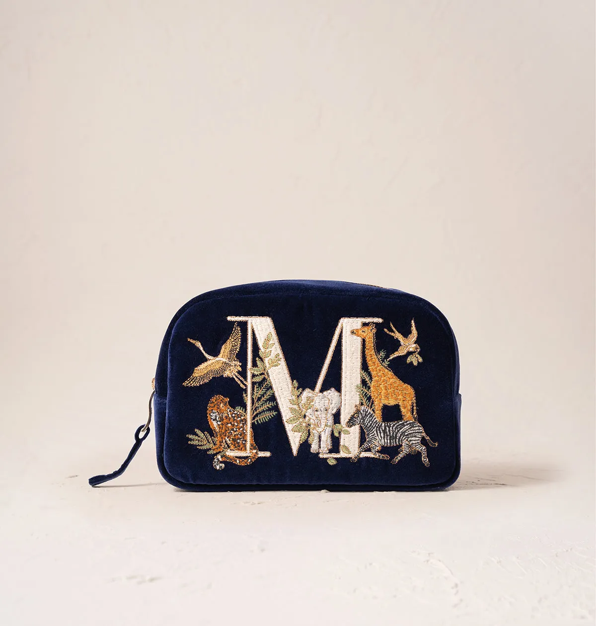 Safari Alphabet Makeup Bag