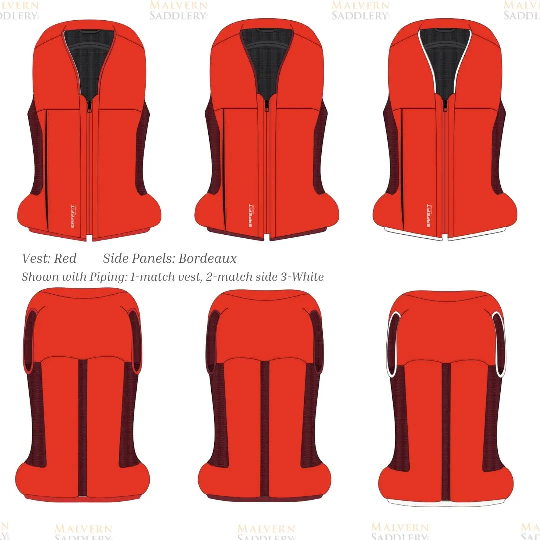 Safefit Airbag Vest - Red/Custom