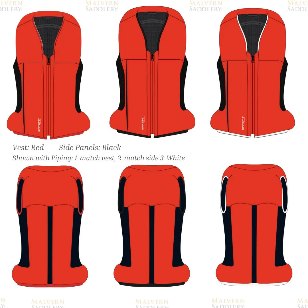 Safefit Airbag Vest - Red/Custom