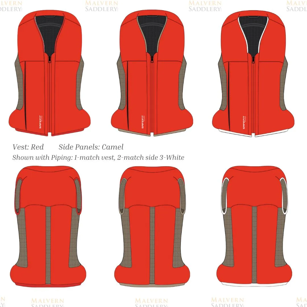 Safefit Airbag Vest - Red/Custom