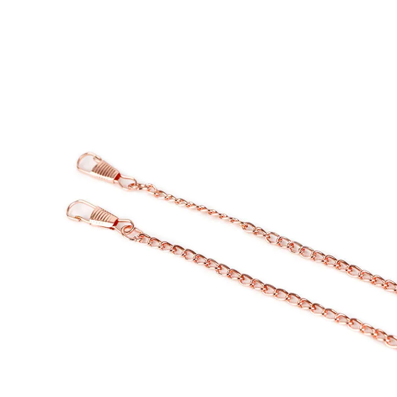 Sallie Tomato 47" Strap Chain - Rose Gold