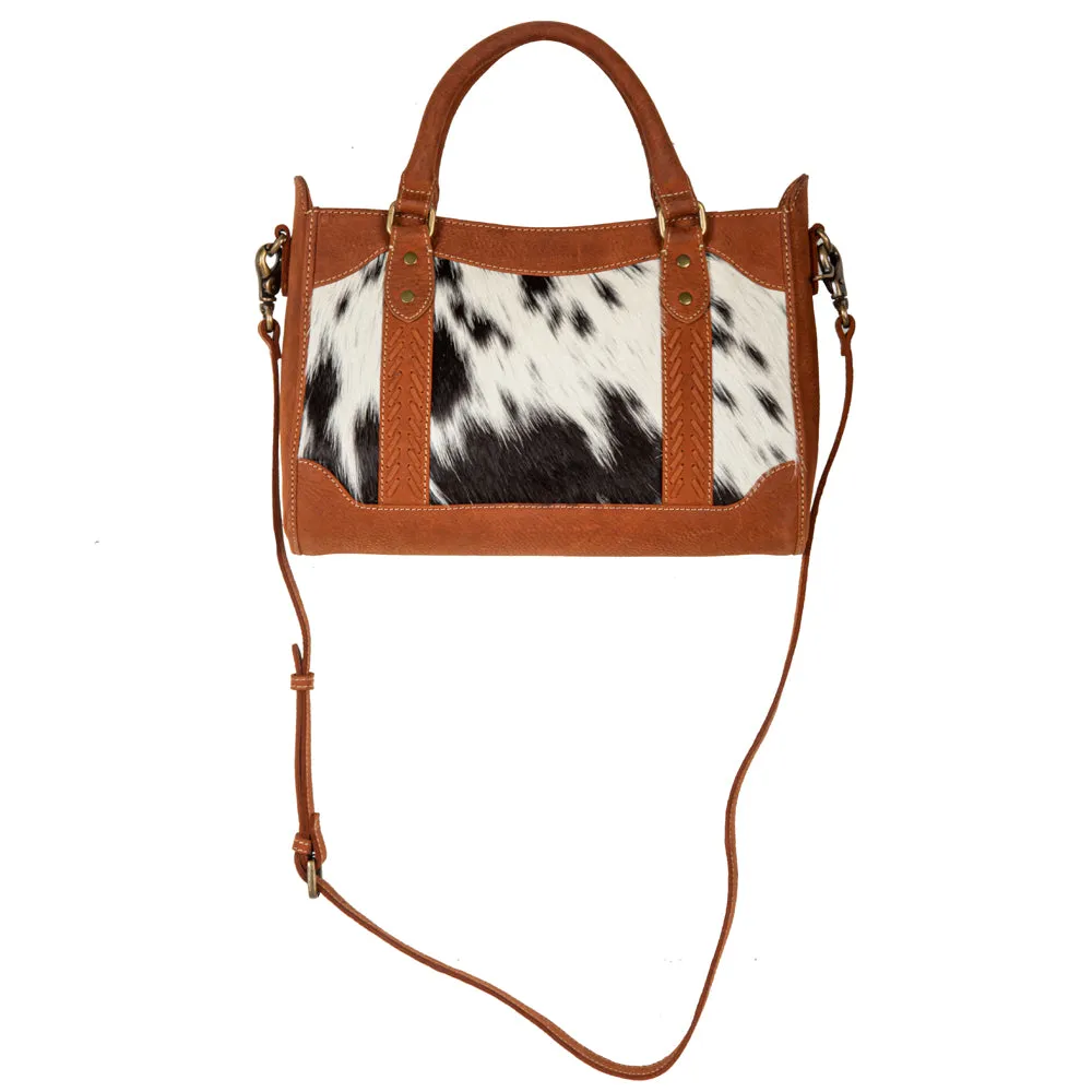 Samson Trails Accent Shoulder Leather Hairon Bag