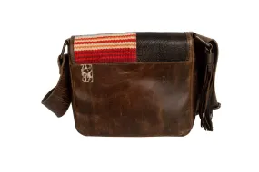 STS Ranchwear Womens Chaynee Mountain Della Multi-Color Leather Crossbody Bag