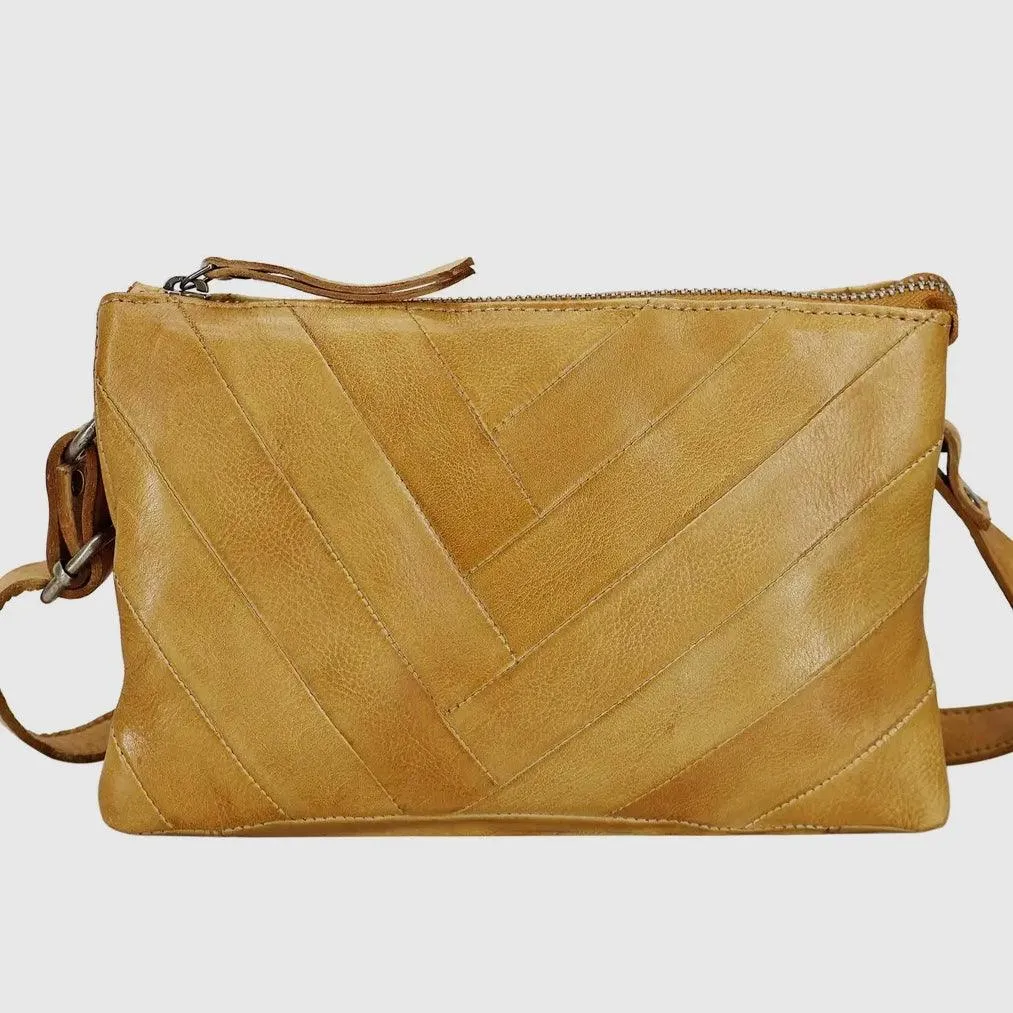 Sunny Leather Crossbody Purse