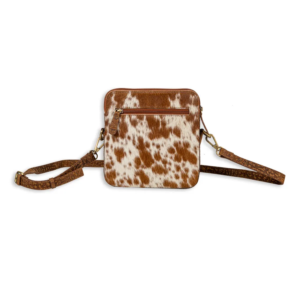 Swift Rider Leather Hairon Bag