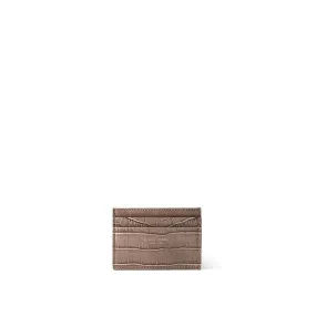 TB Cardholder Croco - Beige