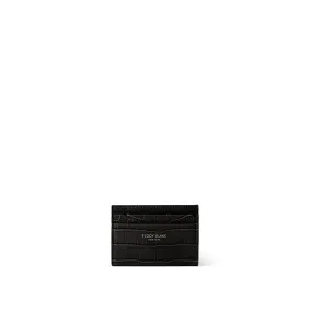 TB Cardholder Croco - Black