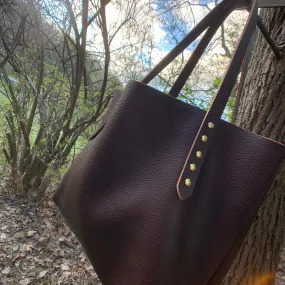 “The Big Mama Tote” in Oxblood