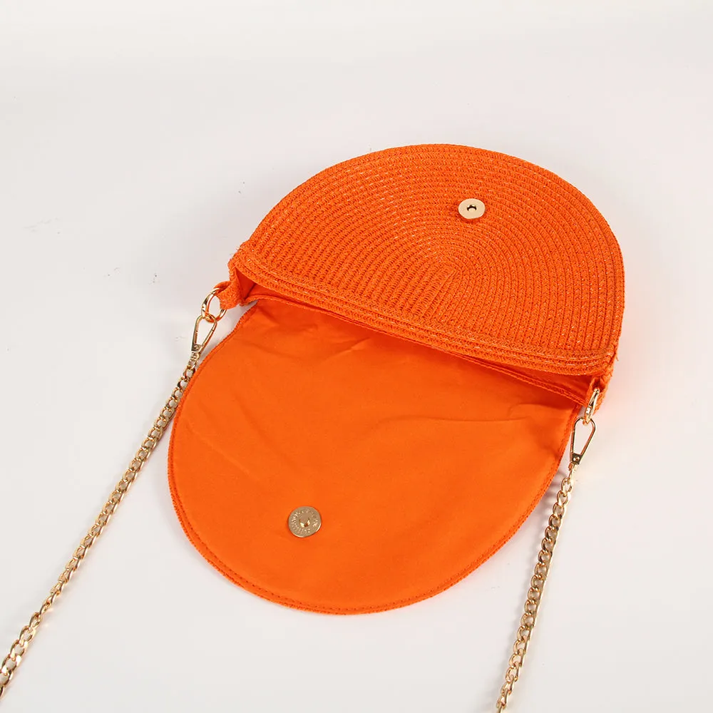 The Raffy Bag - Half Moon - Orange