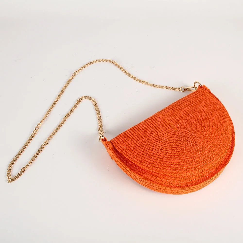 The Raffy Bag - Half Moon - Orange