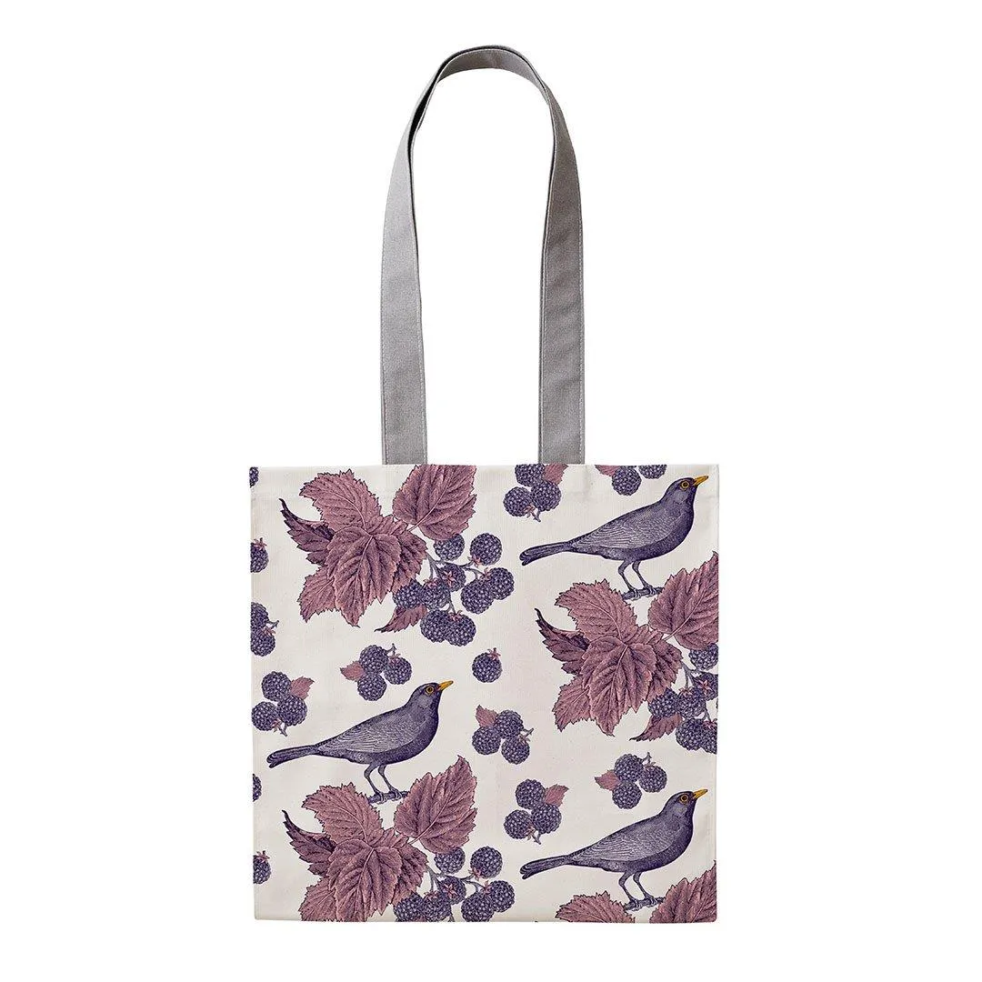 Thornback & Peel - 100% Cotton Tote Shopping Bag - 40x37x11cms - Blackbird & Bramble