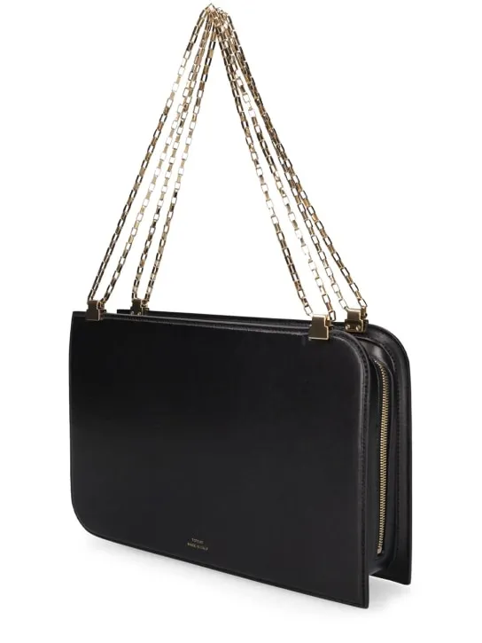 Toteme   Chain smooth leather shoulder bag 