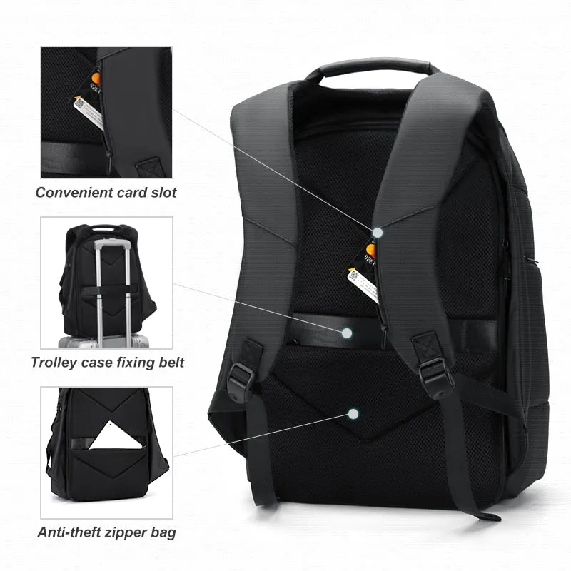 USB Charging Waterproof Classic Basic Backpack