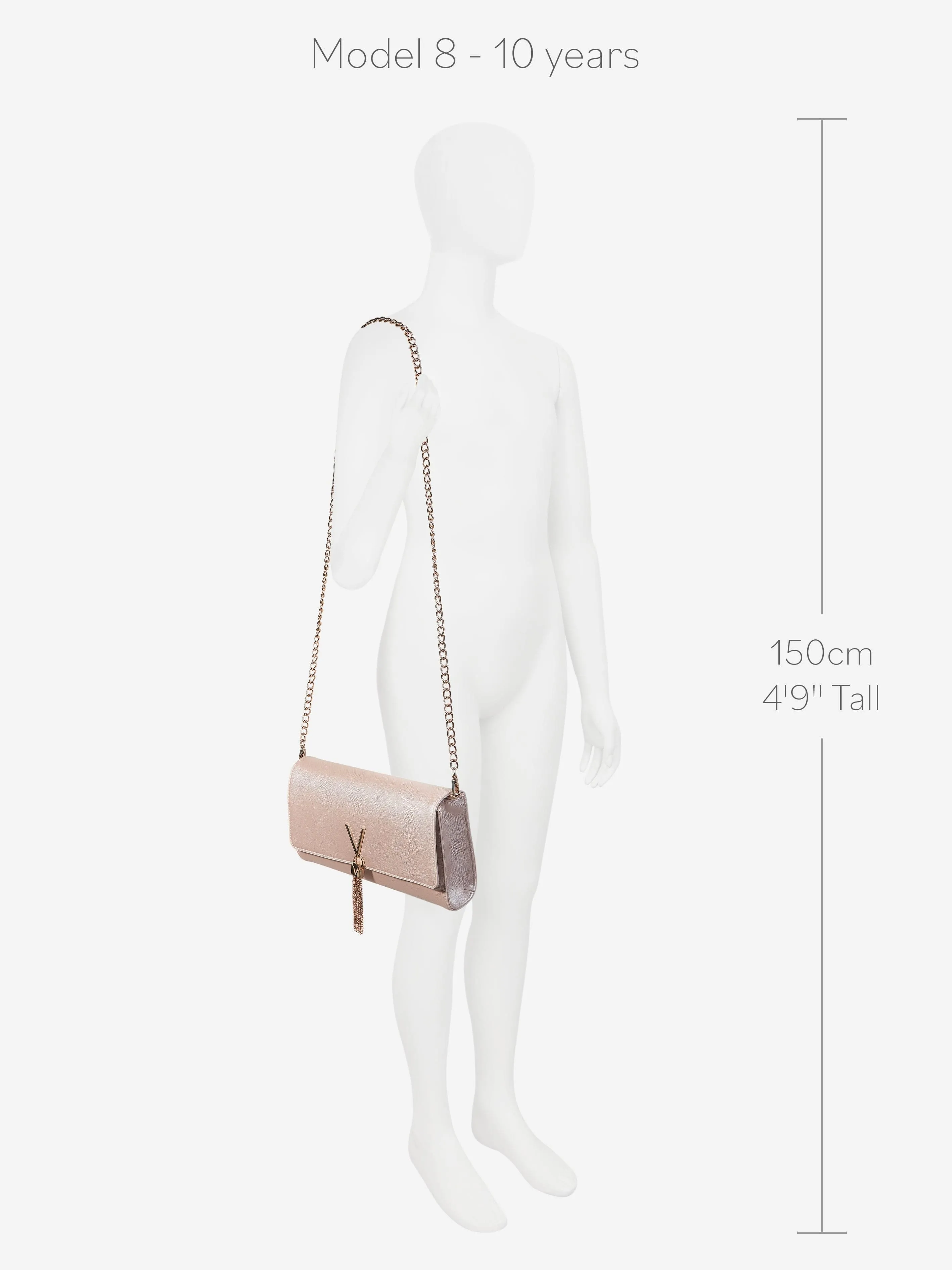 Valentino Girls Divina SA Crossbody Bag in Ivory (25.9cm)