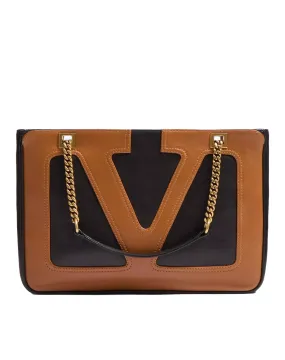 VALENTINO VIVA SUPERSTAR SMALL NAPPA LEATHER SHOPPING BAG