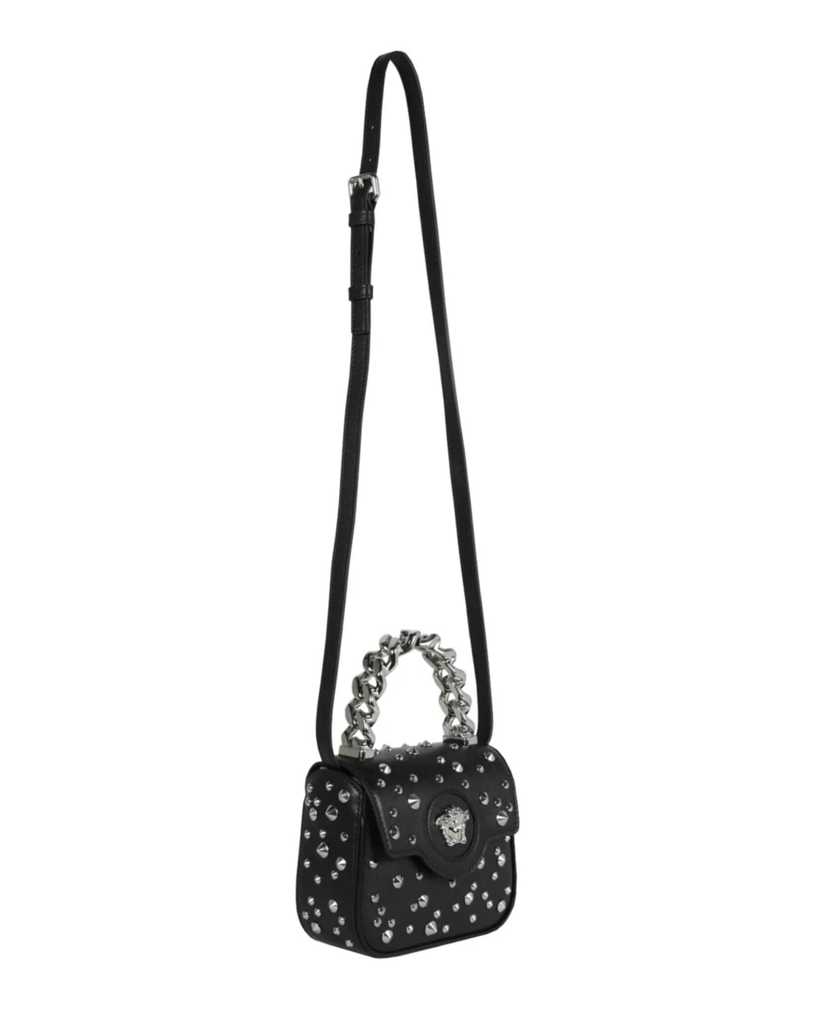 Versace Studded Mini Shoulder Bag