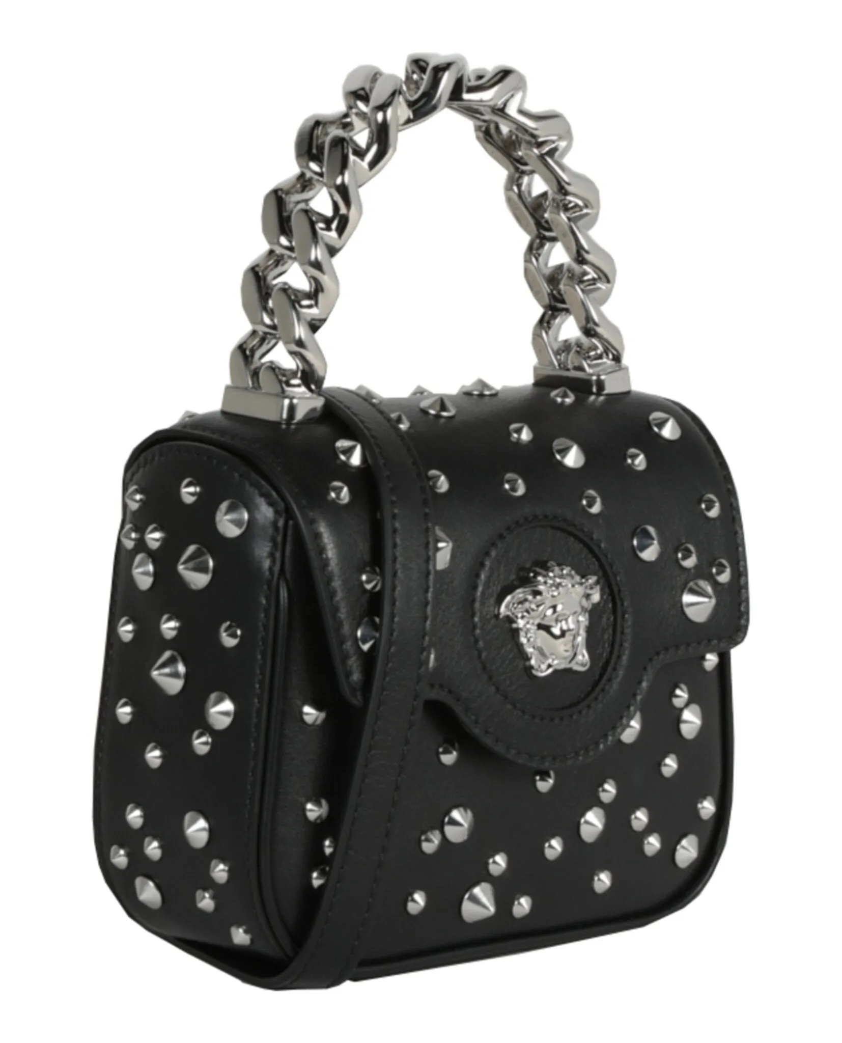 Versace Studded Mini Shoulder Bag