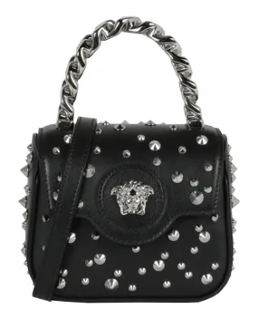 Versace Studded Mini Shoulder Bag