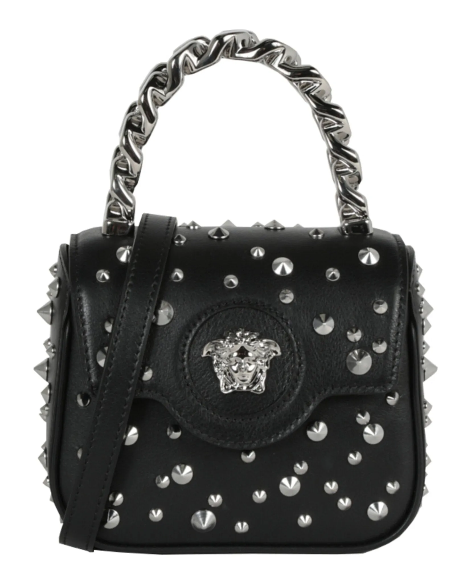 Versace Studded Mini Shoulder Bag