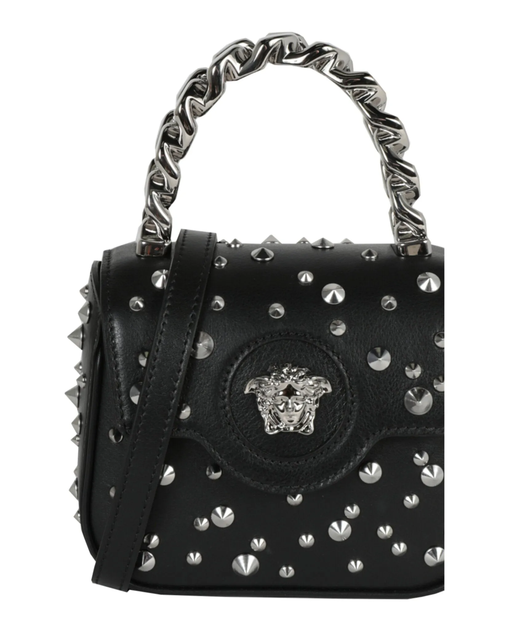 Versace Studded Mini Shoulder Bag