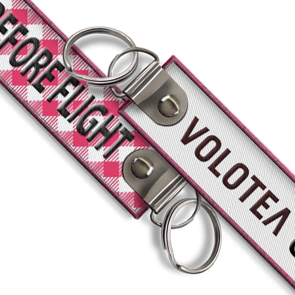 Volotea Remove Before Flight Keyring