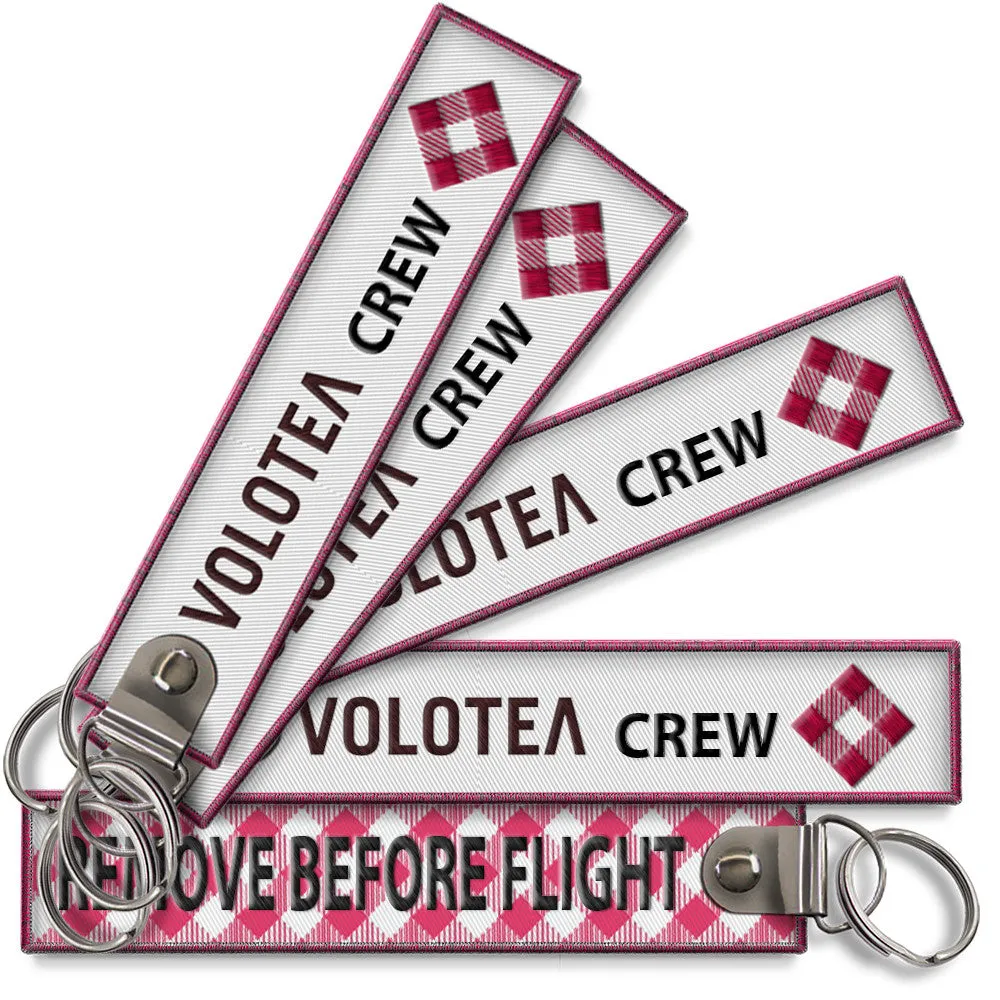 Volotea Remove Before Flight Keyring