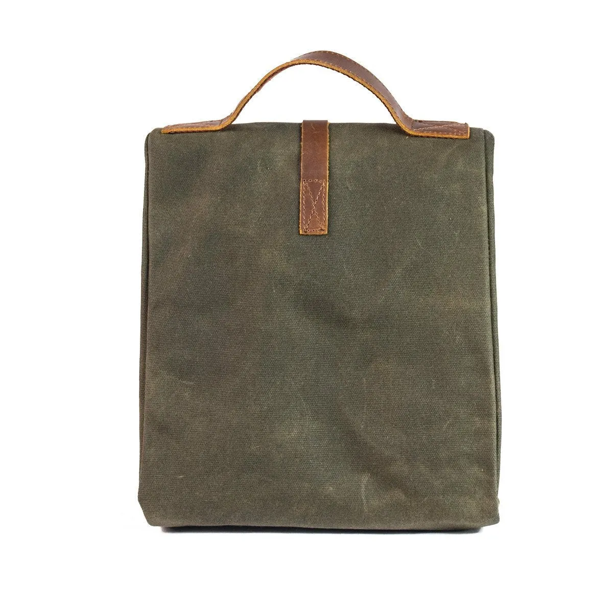 Waxed Canvas Lunch Bag