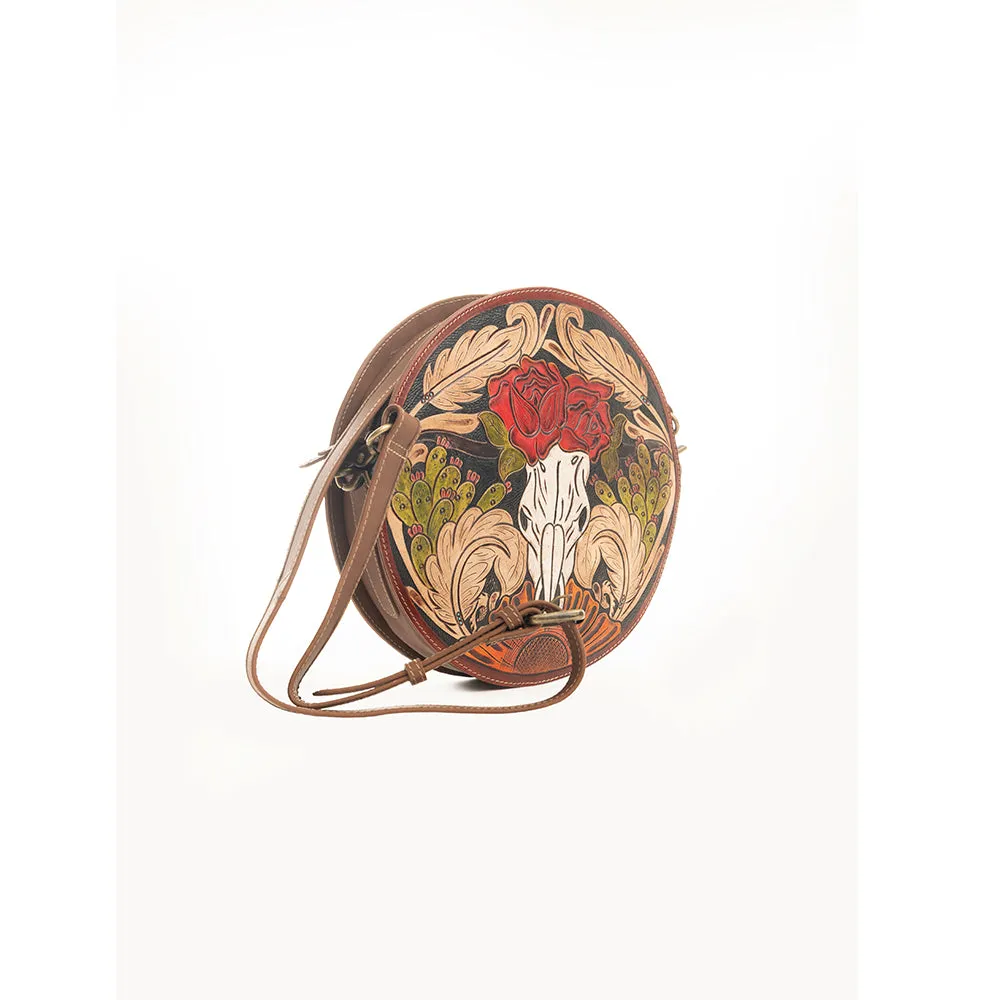 Winds of the Rose Round Bag